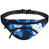 Tie Dye Blue Fanny Pack