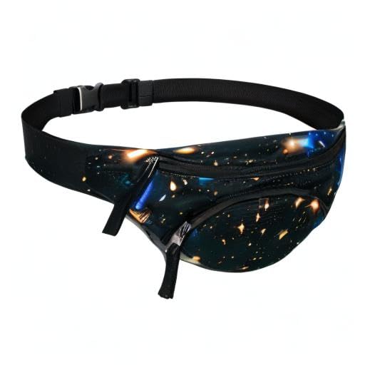 Galaxy Black Fanny Pack