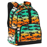 Shark Gradient Orange Backpack