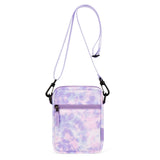 Tie Dye Purple Crossbody Purse Small