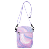 Gradient Fluid Purple Crossbody Purse Small