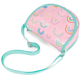 Rainbow Pink Saddle Crossbody Purse