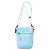 Laser Fluid Green Crossbody Purse Small