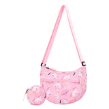 Unicorn Pink Moon Crossbody Purse