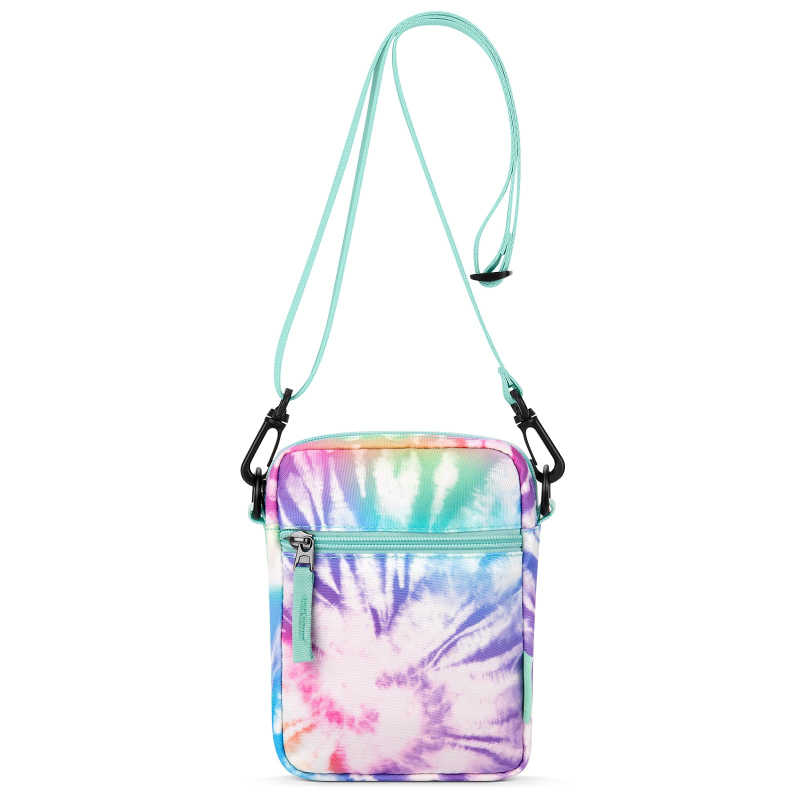 Tie Dye Green Crossbody Purse Small