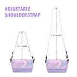 Gradient Fluid Purple Teens Crossbody Purse