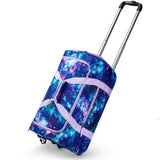 Galaxy Purple Rolling Duffle Bag