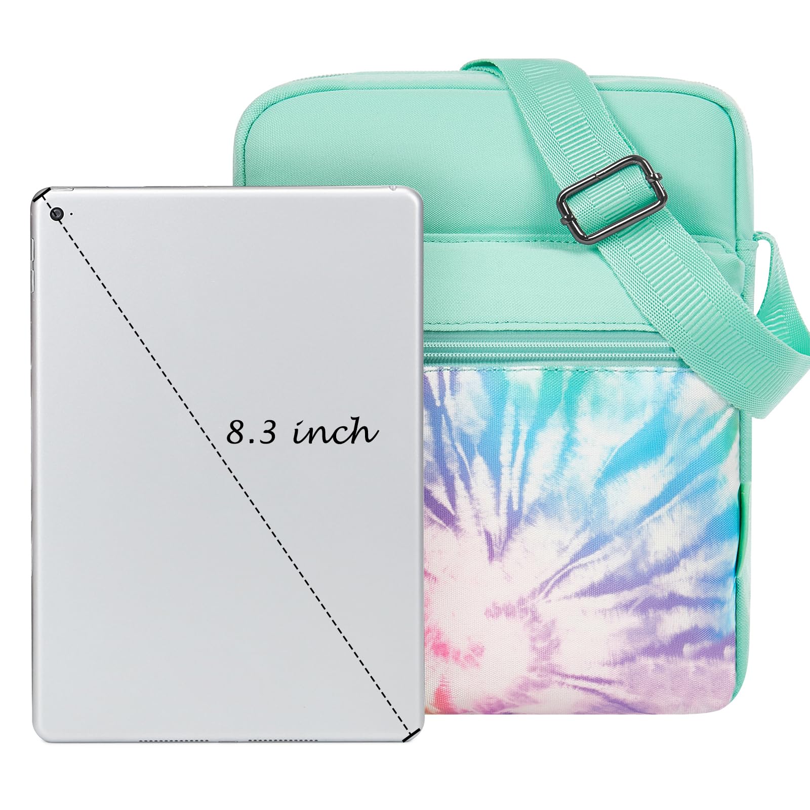 Tie Dye Green Crossbody Purse