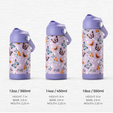 Mermaid Purple Water Bottle 18Oz