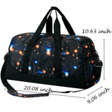 Galaxy Black Duffle Bag