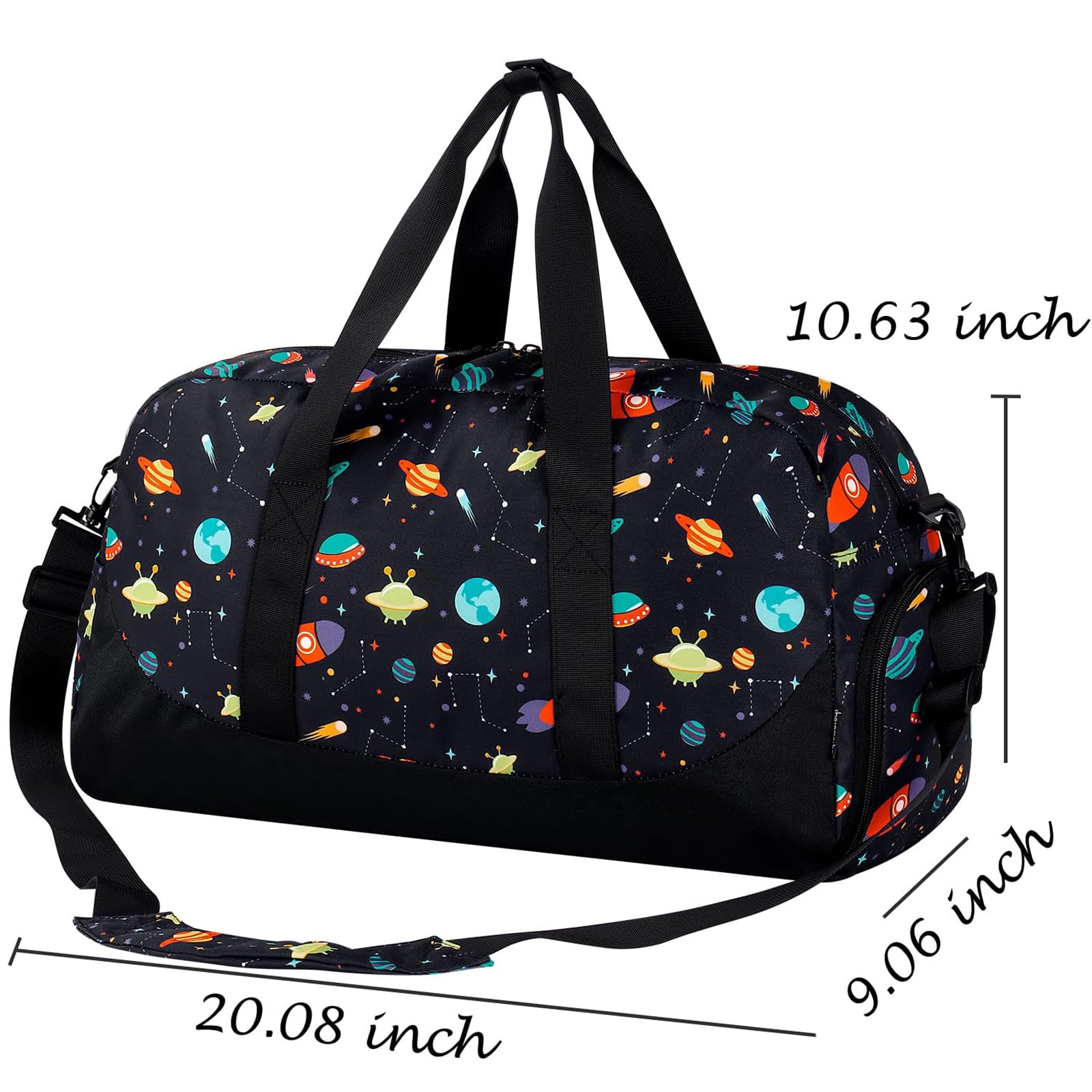 Space Black Duffle Bag