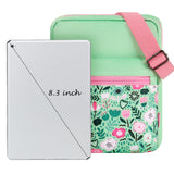 Florals Green Crossbody Purse