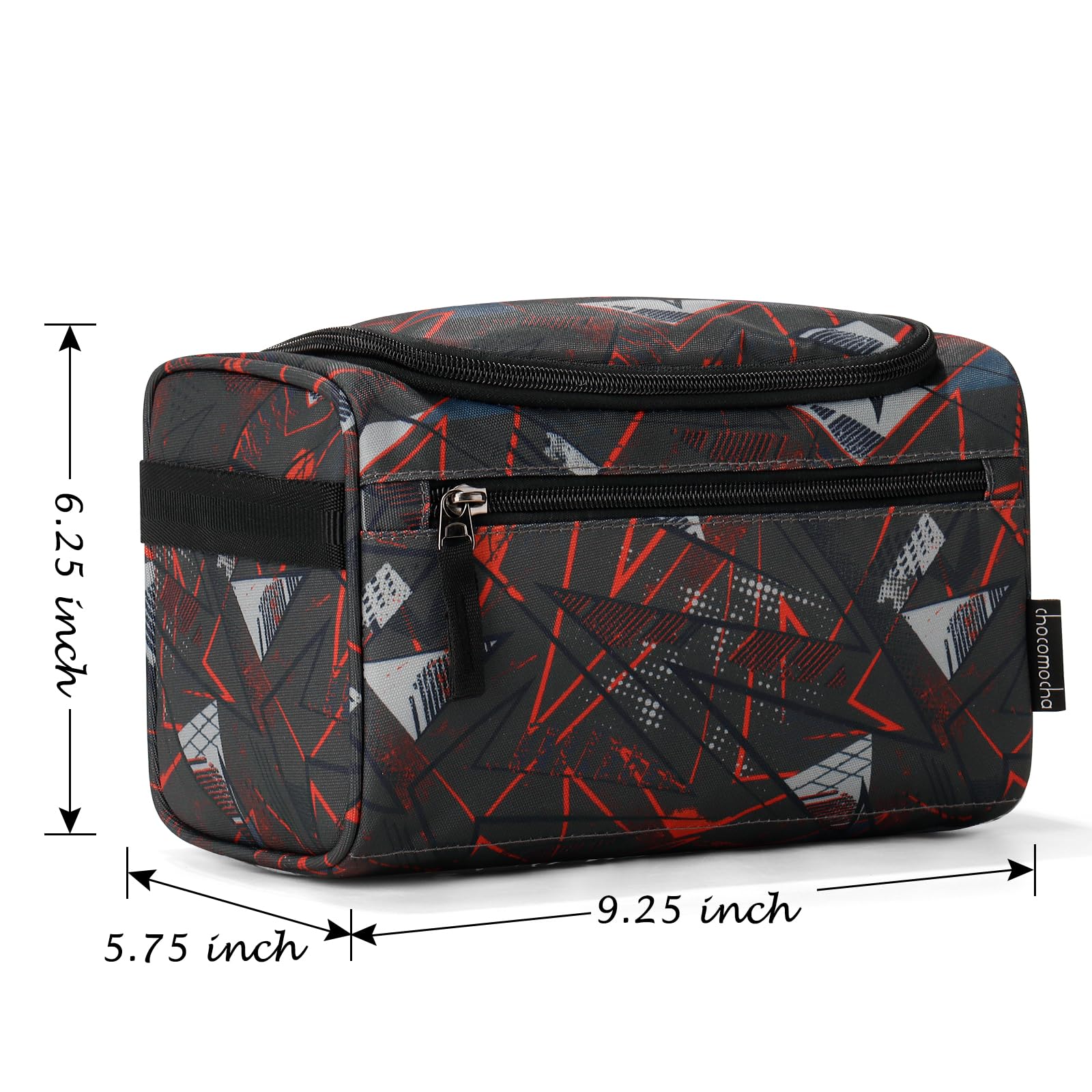 Geometry Black Toiletry Bag