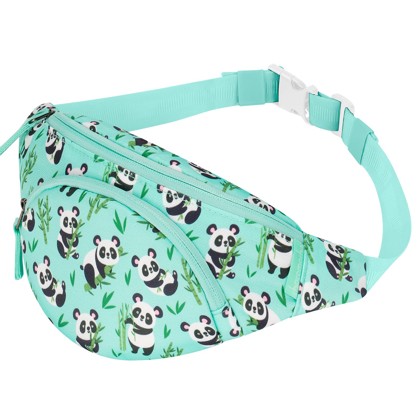 Panda Teal Fanny Pack