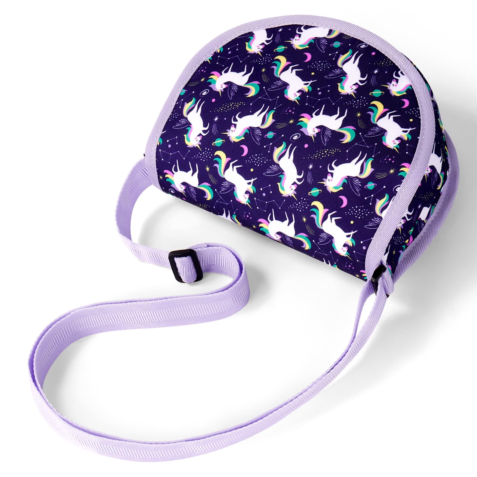 Unicorn Purple Saddle Crossbody Purse