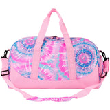 Tie Dye Pink Purple Duffle Bag