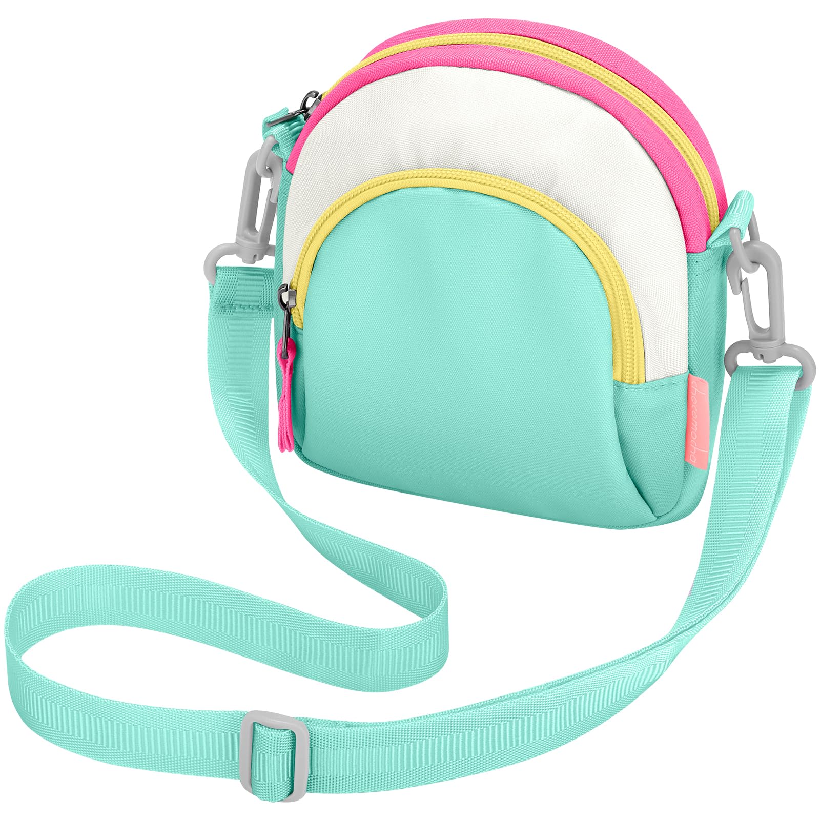 Solid Green Arch Crossbody Purse