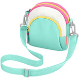 Solid Green Arch Crossbody Purse