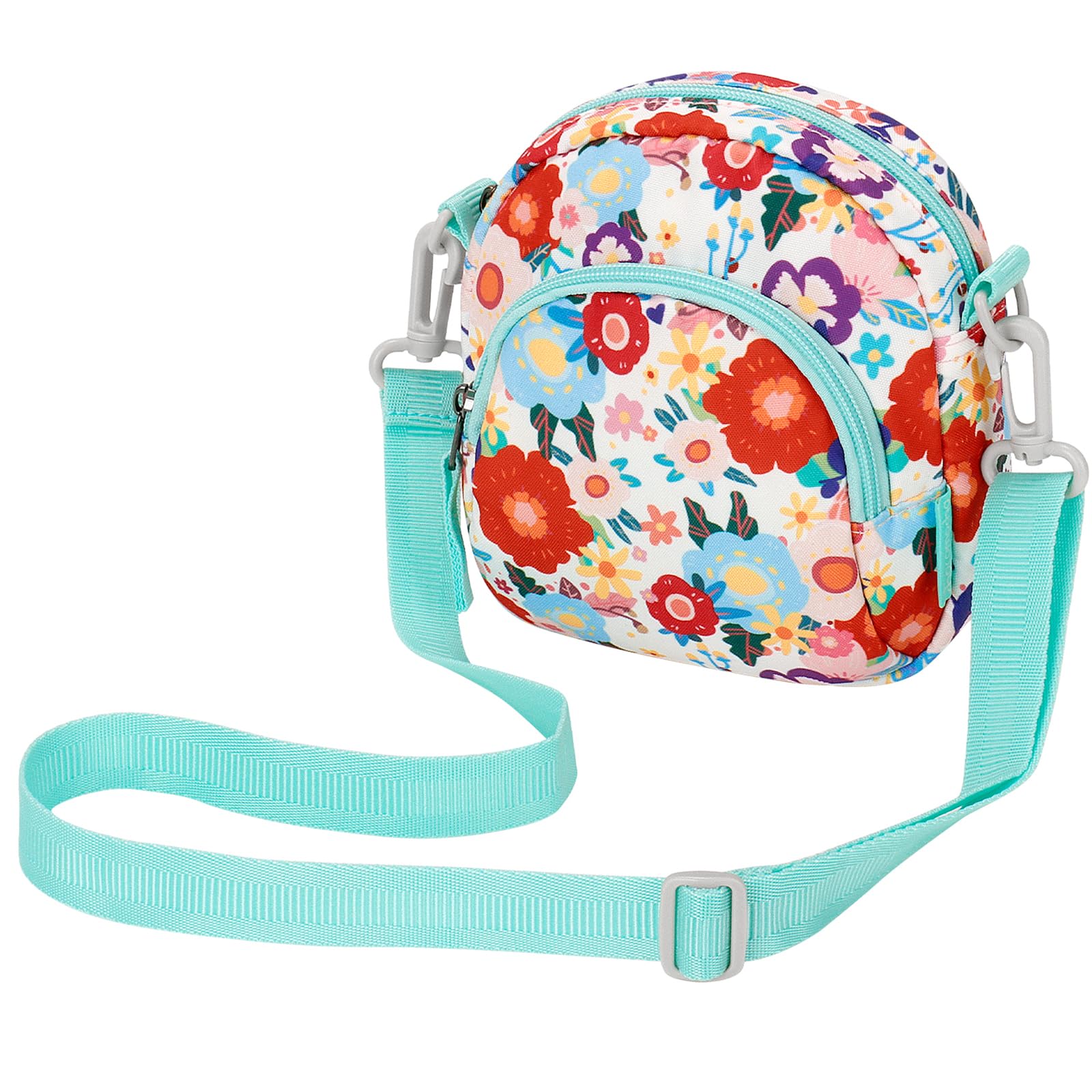 Floral Colorful Arch Crossbody Purse