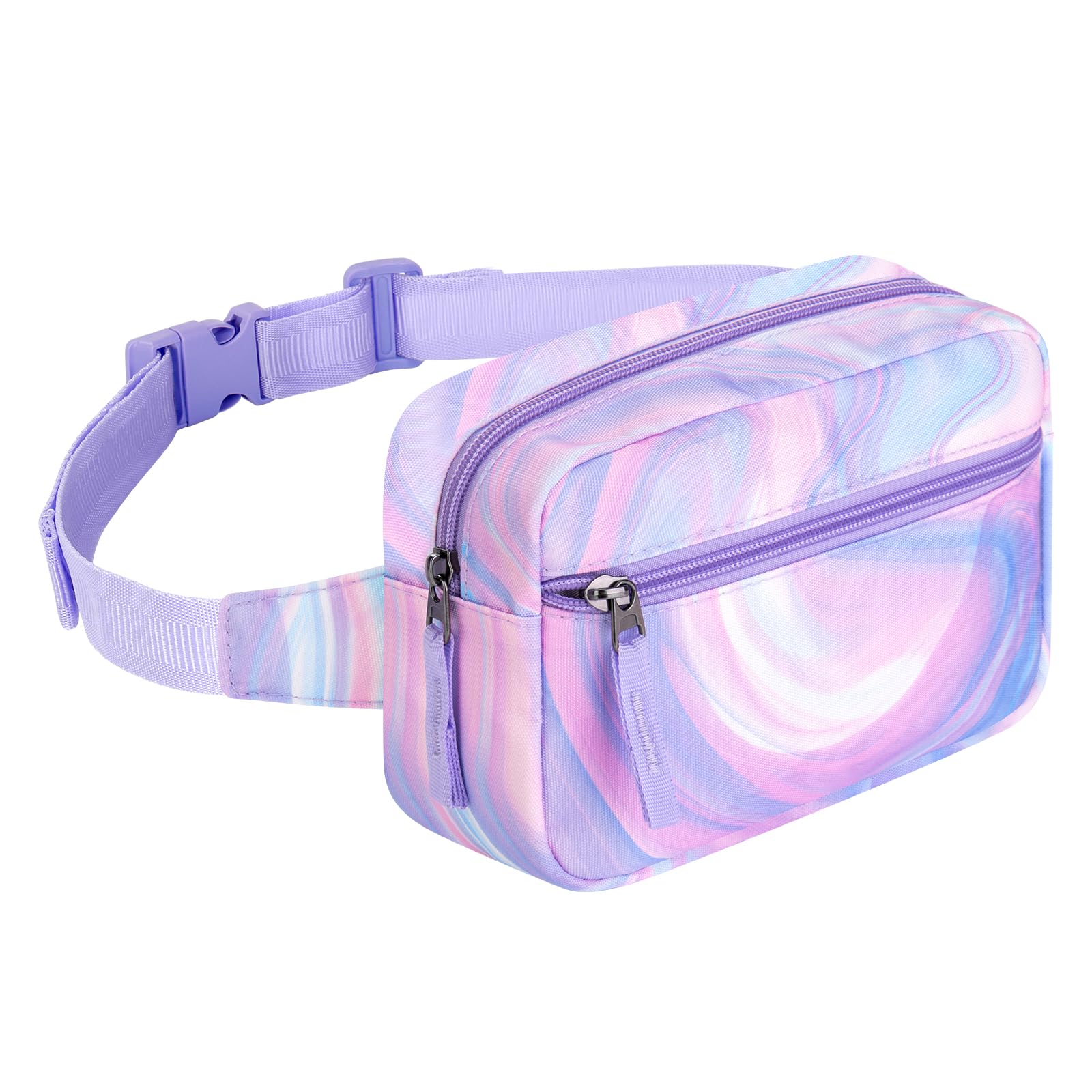 Gradient Fluid Purple Fanny Pack