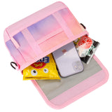 Gradient Colorful Pink Teens Crossbody Purse