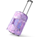 Mermaid Purple Rolling Duffle Bag