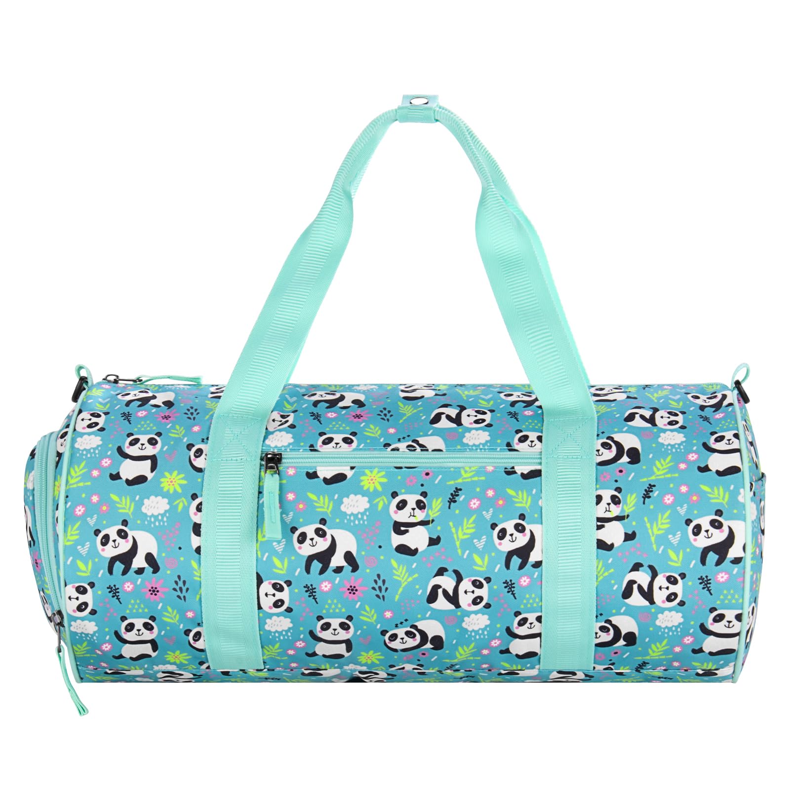 Panda Purple Duffle Bag