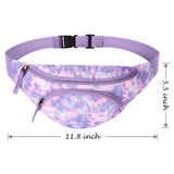 Tie Dye Purple Fanny Pack