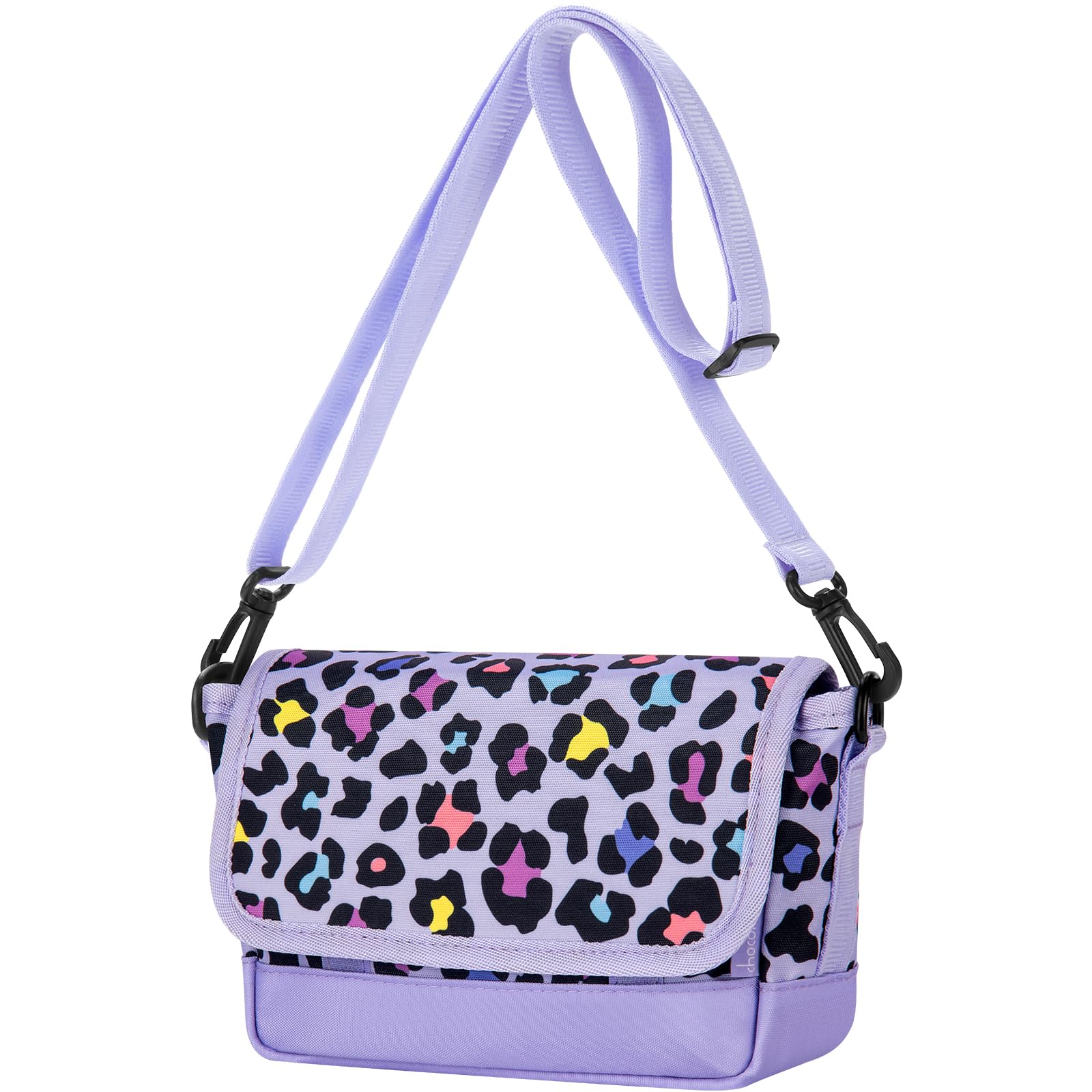 Leopard Purple Teens Crossbody Purse