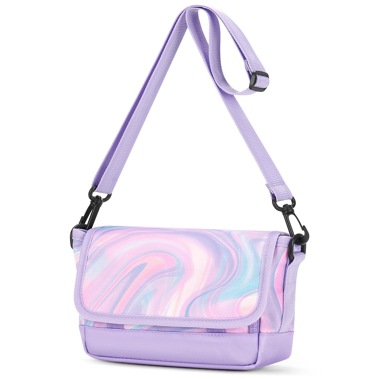 Gradient Fluid Purple Teens Crossbody Purse