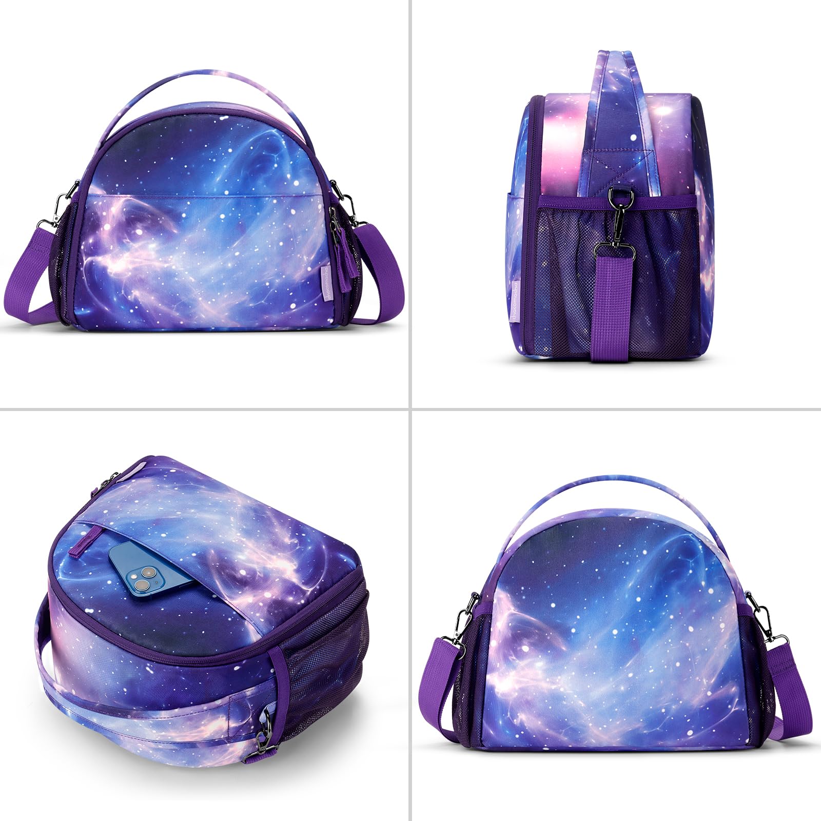 Galaxy Purple Lunch Bag