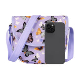 Unicorn Purple Saddle Crossbody Purse