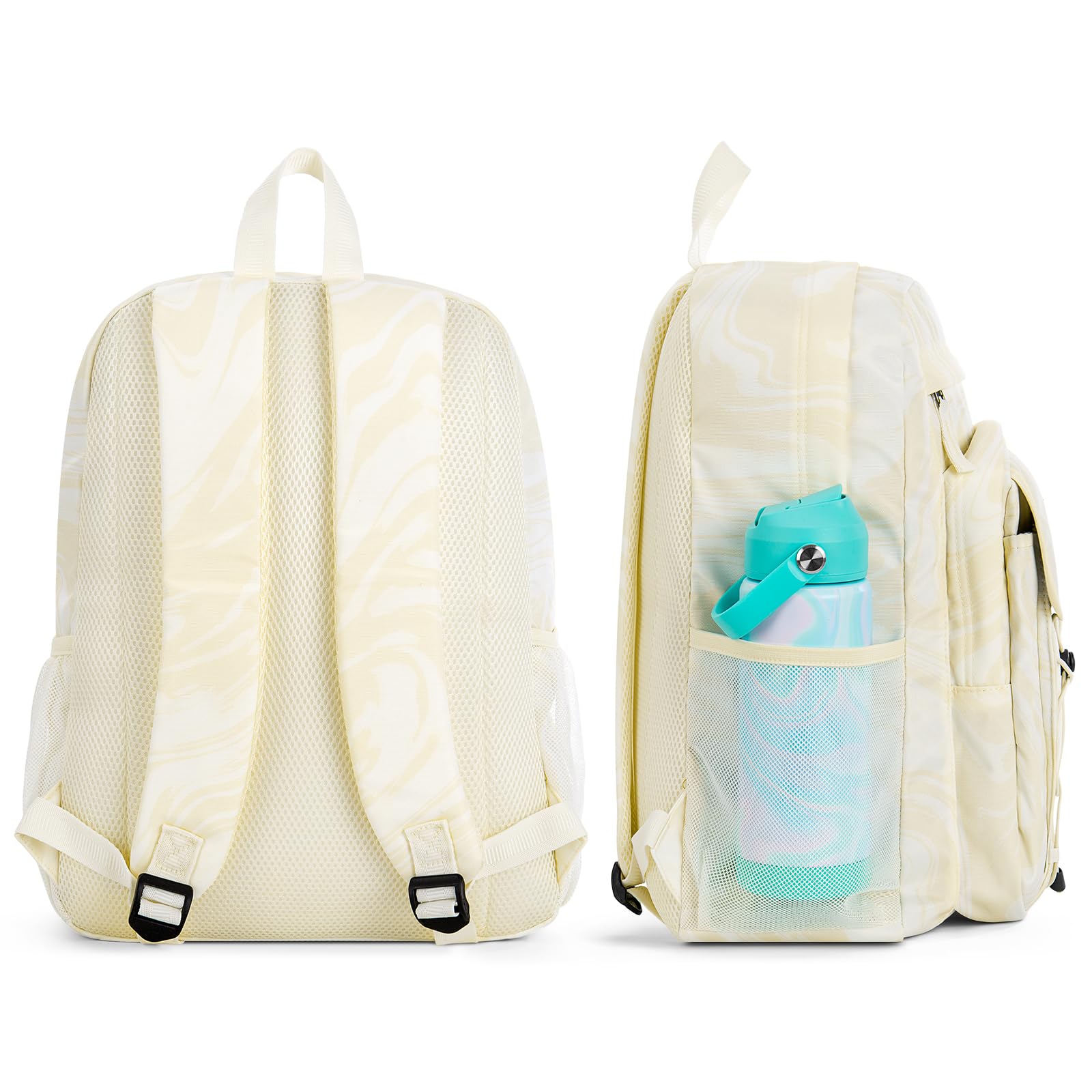 Solid Beige Backpack