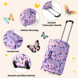 Mermaid Purple Rolling Duffle Bag