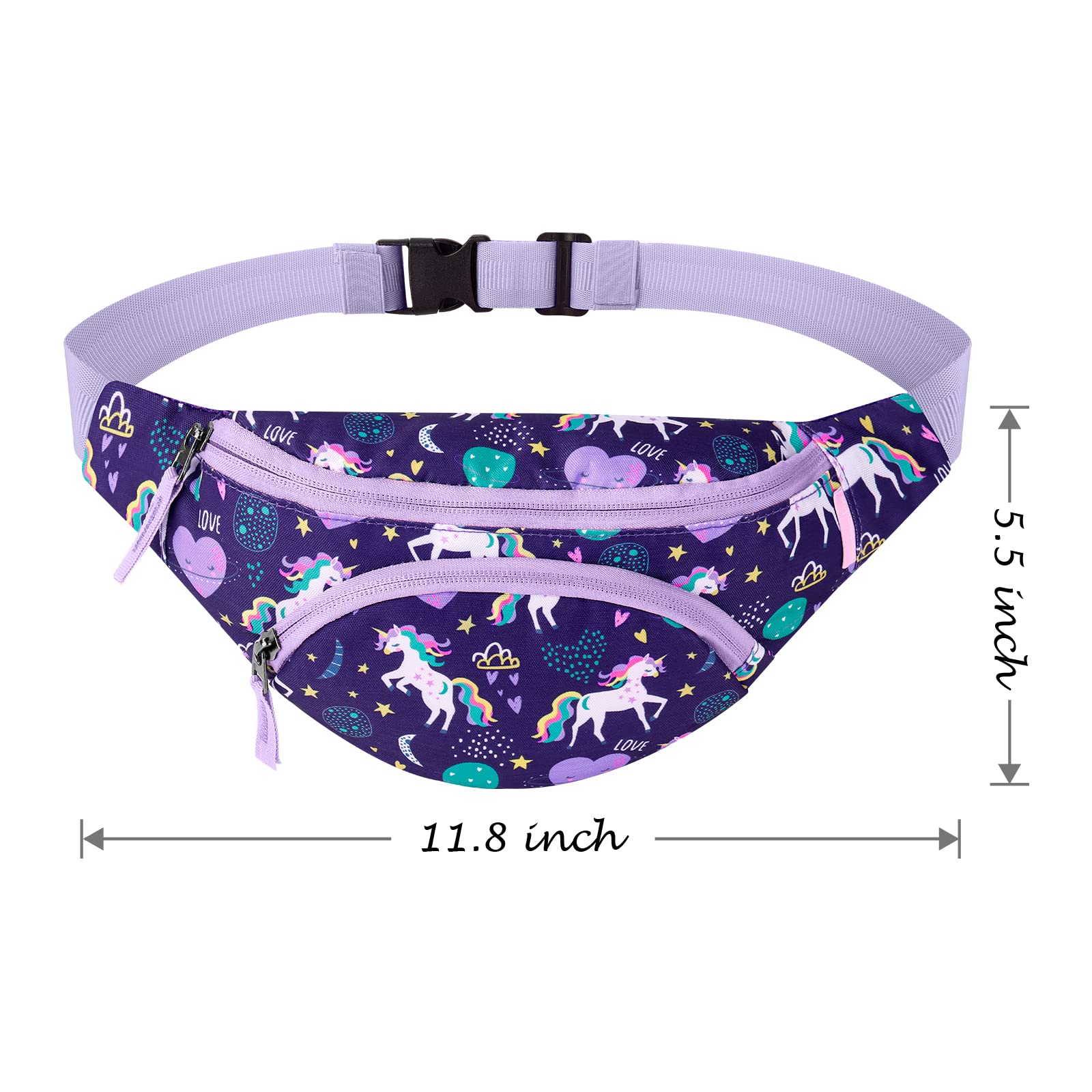 Unicorn Purple Fanny Pack