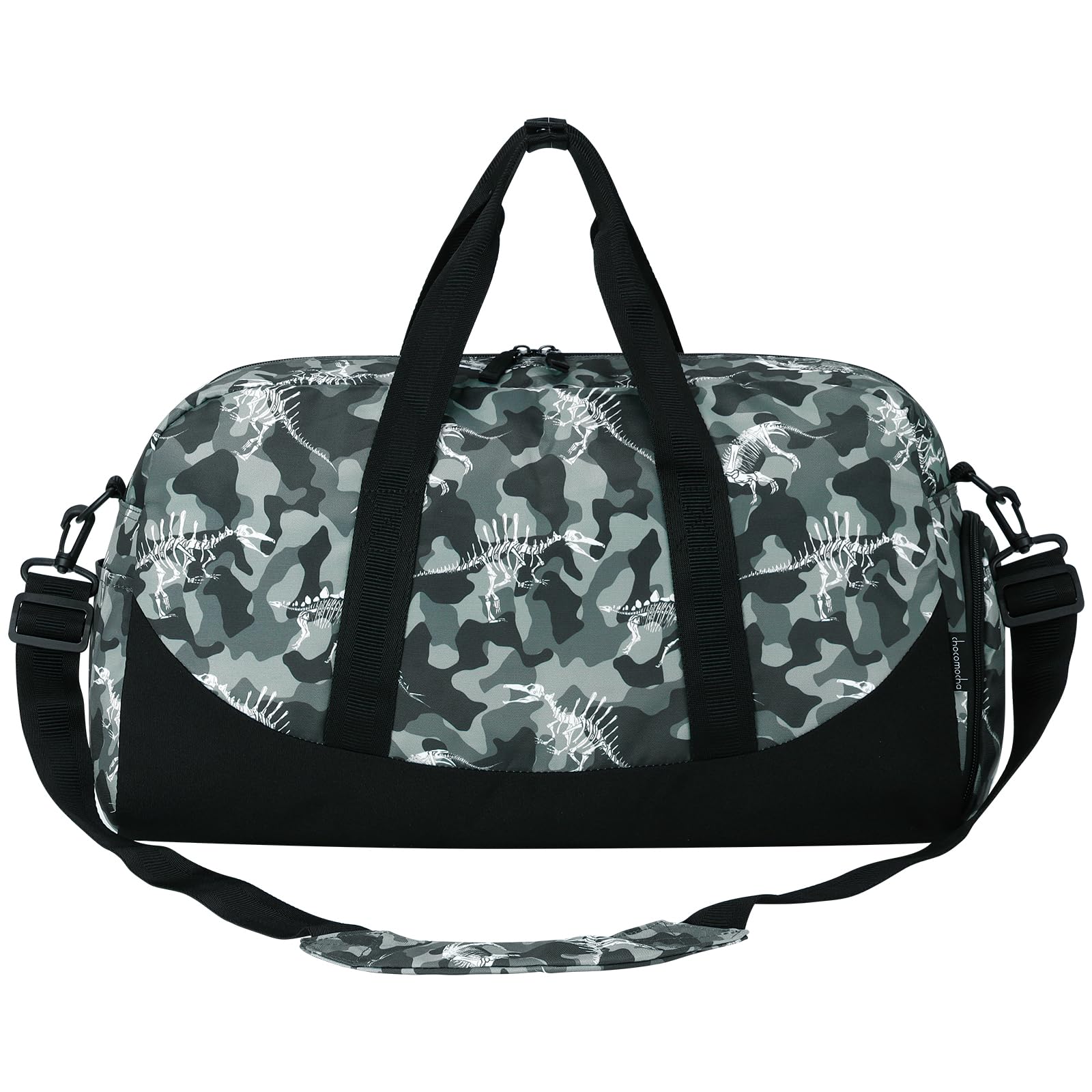 Dinosaur Fossil Gray Duffle Bag