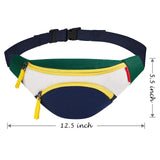 Green & Blue Fanny Pack