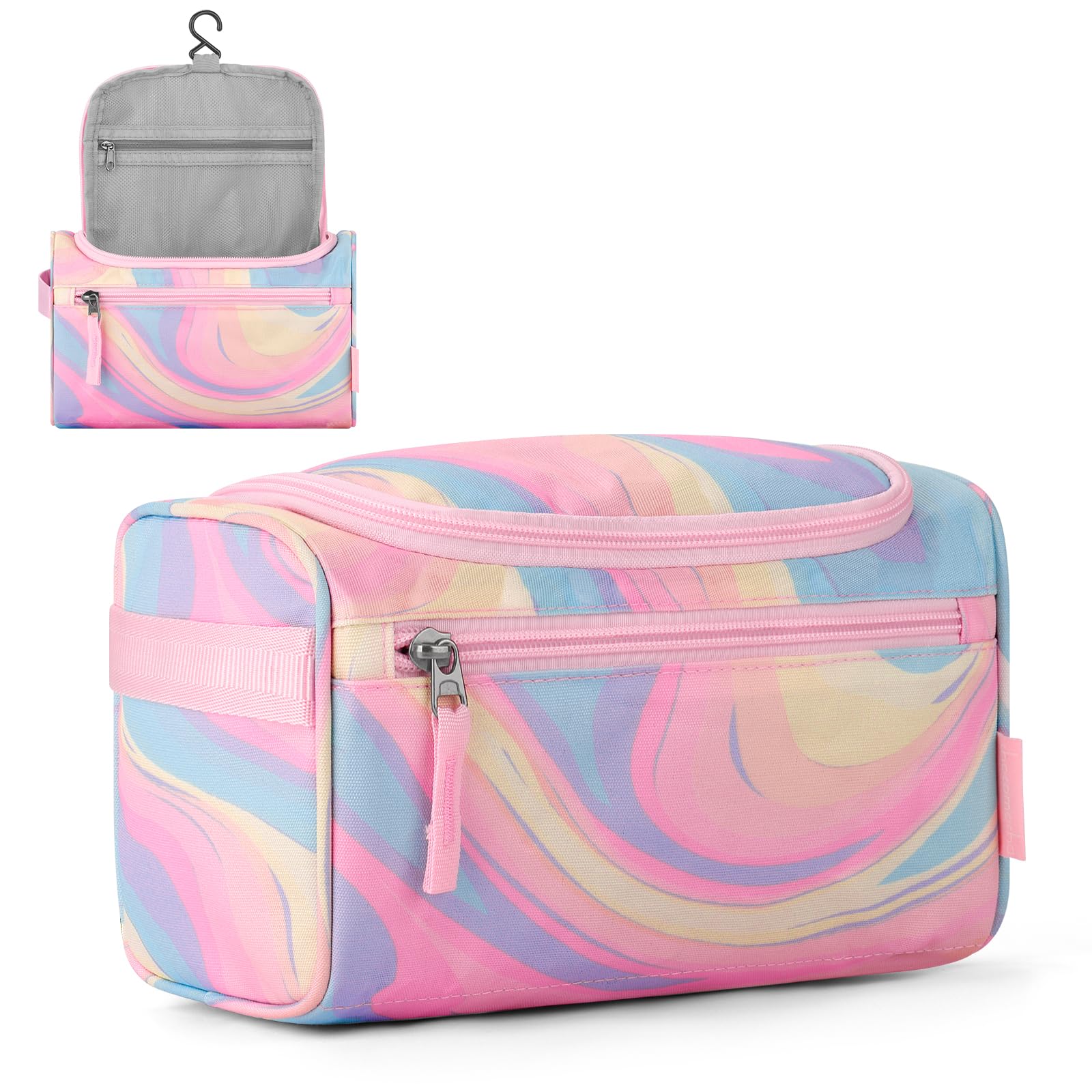 Fluid Colorful Pink Toiletry Bag