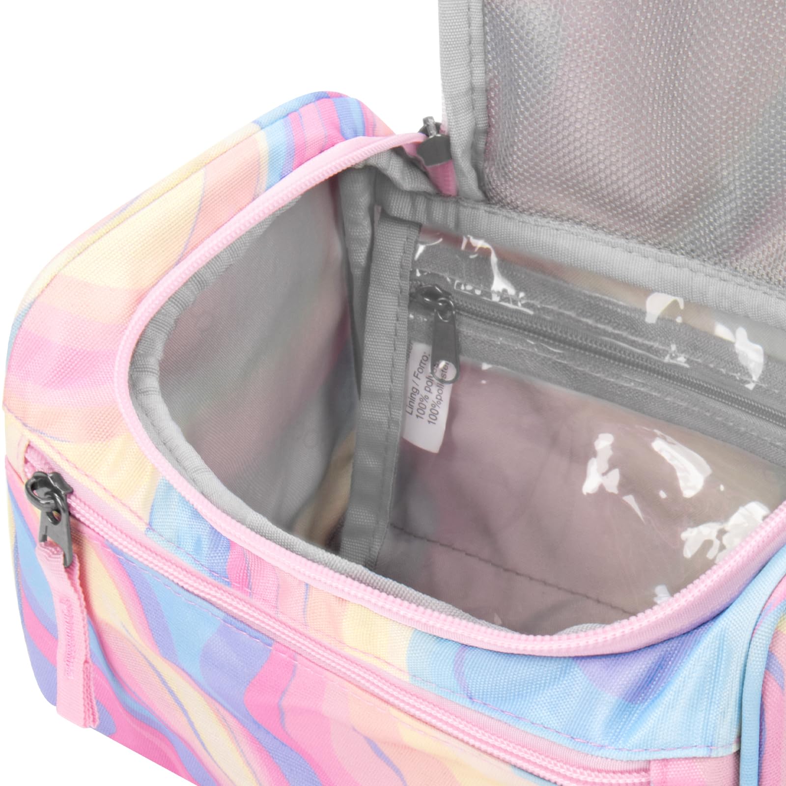 Fluid Colorful Pink Toiletry Bag