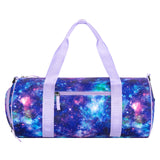 Galaxy Purple Duffle Bag