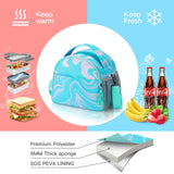 Laser Teal Lunch Bag