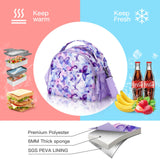 Butterfly Purple Lunch Bag