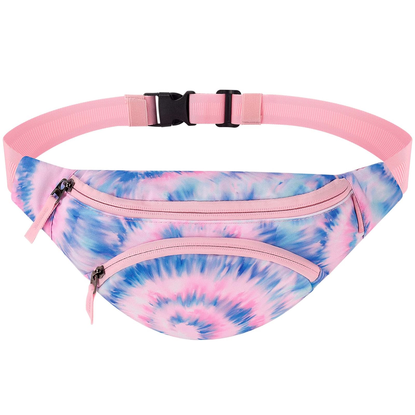 Tie Dye Swirl Blue Fanny Pack