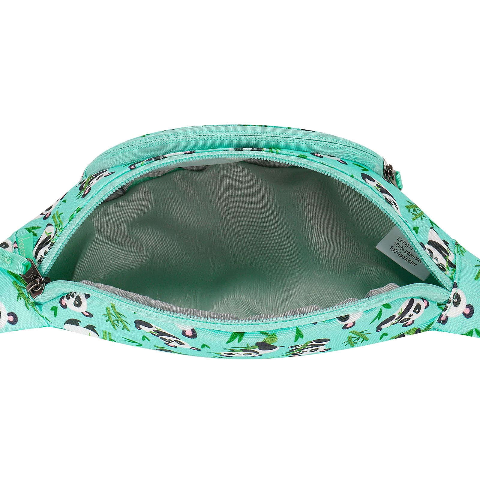 Panda Teal Fanny Pack