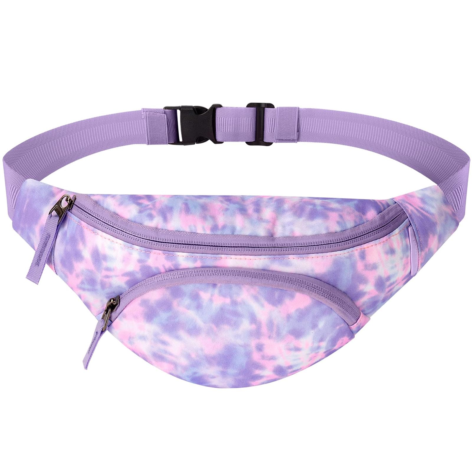 Tie Dye Purple Fanny Pack