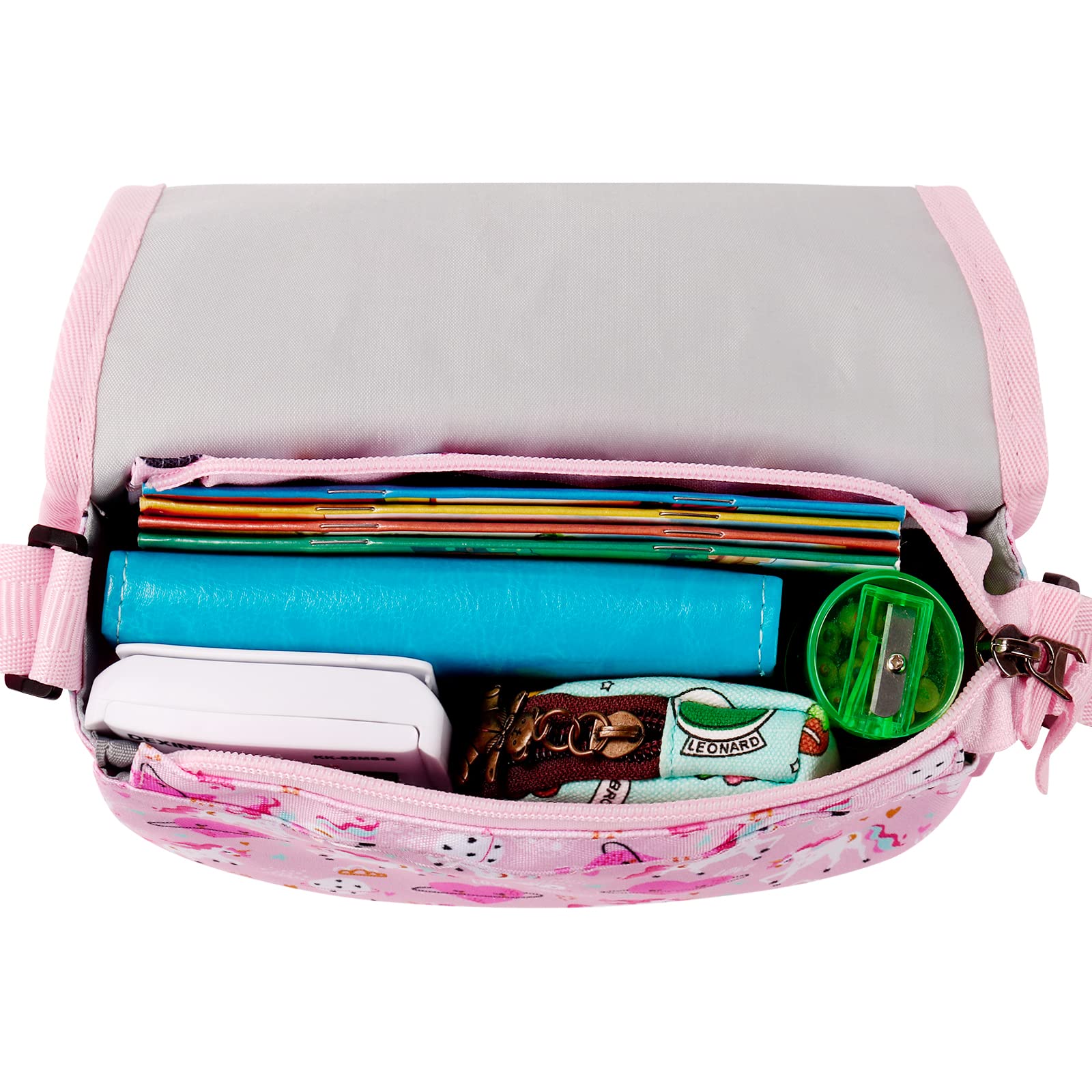 Unicorn Pink Saddle Crossbody Purse