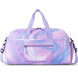 Gradient Fluid Purple Duffle Bag