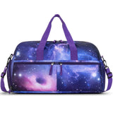 Galaxy Purple Duffle Bag