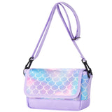 Mermaid Purple Teens Crossbody Purse