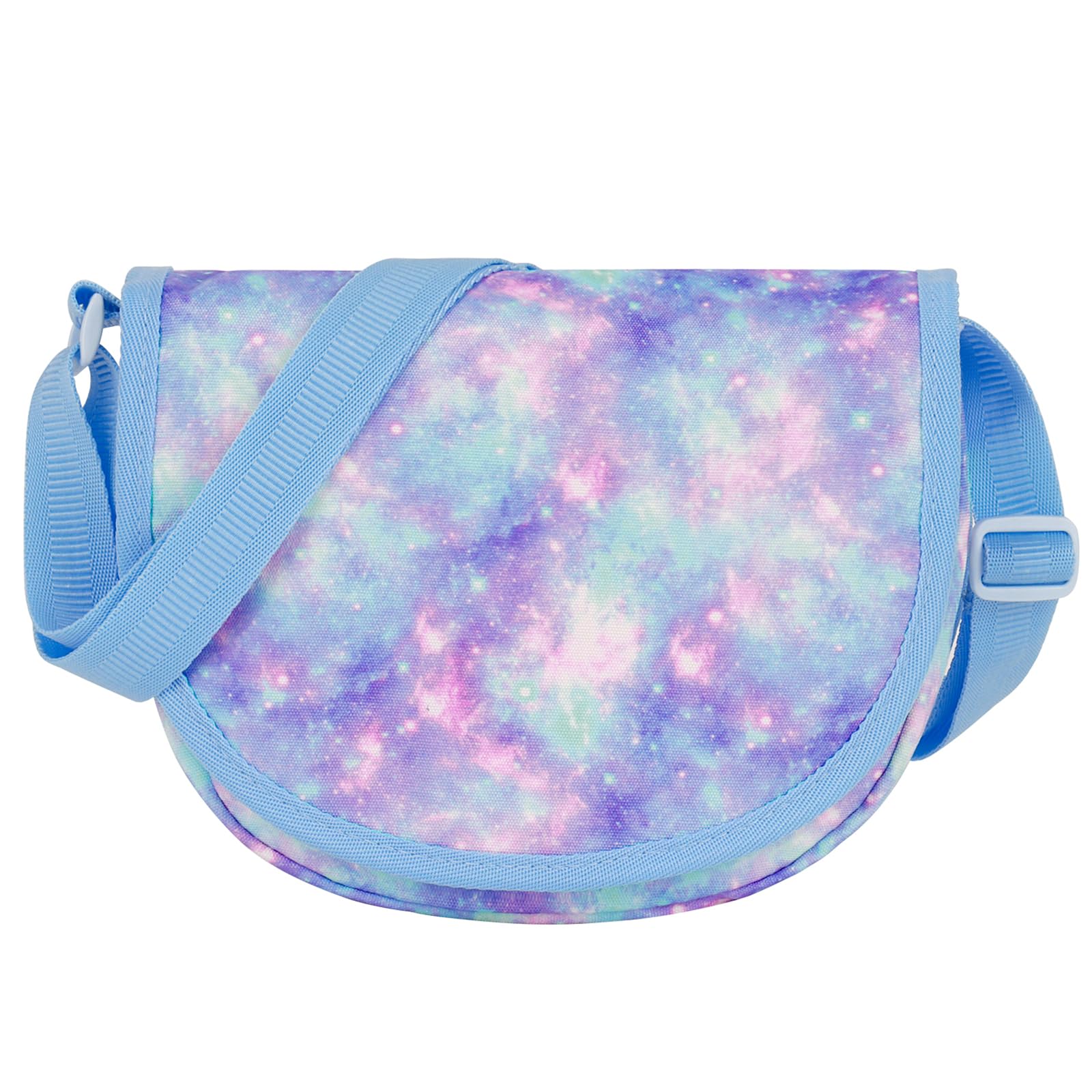 Galaxy Blue Saddle Crossbody Purse